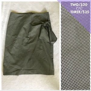 Express Faux Wrap Skirt